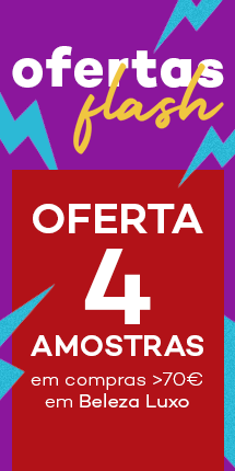 Ofertas Flash - Oferta 4 amostras em compras >70€ em beleza Luxo